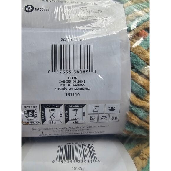 4 BERNAT BLANKET SAILORS DELIGHT - Picture 4 of 4